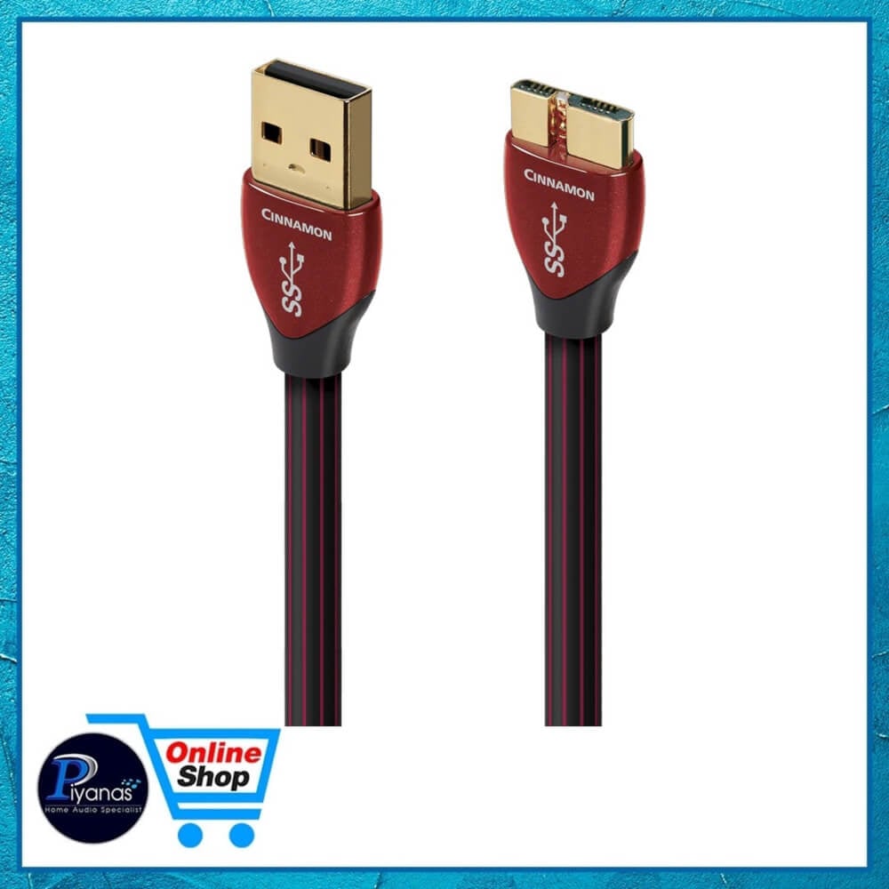 สาย USB AUDIOQUEST : USB-CINNAMON (A TO MICRO) (USB 3.0) (1.5 เมตร)